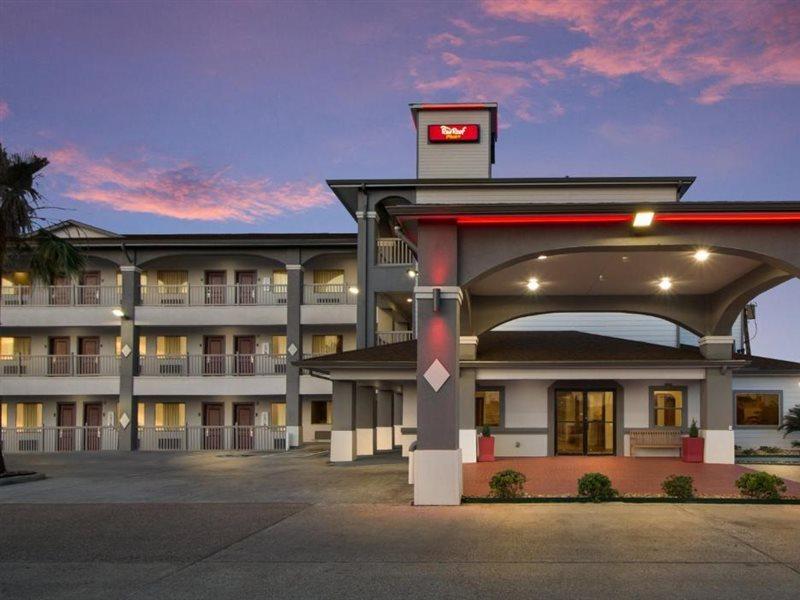 Red Roof Inn Plus + Galveston - Beachfront Exterior foto